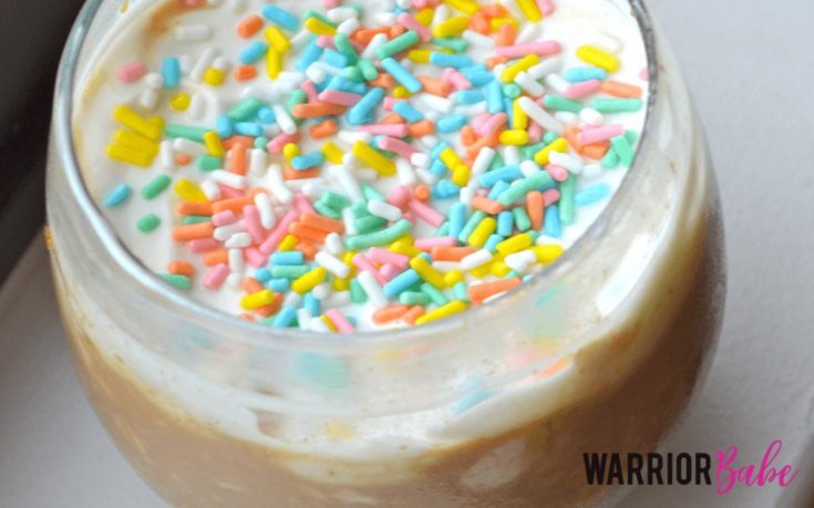 Overnight Cake Batter Protein Oatmeal